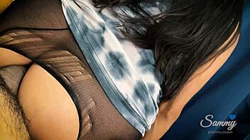 Latina cheating wife tasting cock from ass to mouth