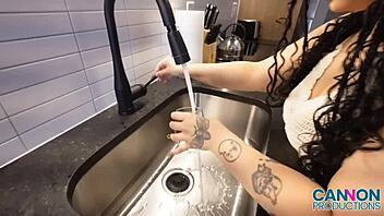 Big Booty Mixed Cutie Sunny Bunny Pounds Boyfriend's Huge Cock