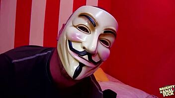 Damn, experienced guy cums loud on pretty bitch's face after rough sex!