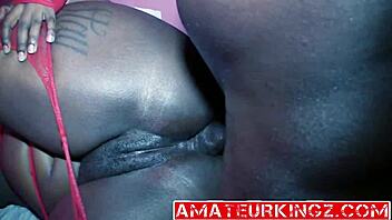 hard anal pounding hits ebony bbw with big ass in doggystyle rough sex