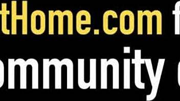 Get wild with curvy milf Vicky Vette dildo fucking outdoors