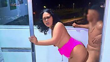 personal-error i uh latina slut suckin and fuckin cock on balcony overlookin street