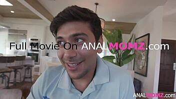 In the classroom, tutor Christy Love assists her student with deep anal exploration and fucking.