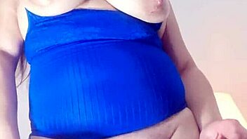 Oh, Watch This Slut Masturbate Wildly for Her Man's Friends!