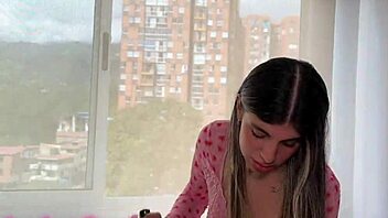 I meet with my Latina employee while my wife is away on a trip part 1