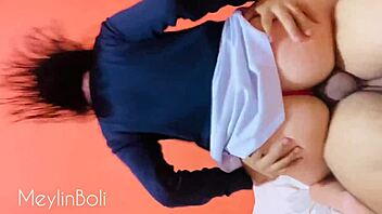 un mañanero con mi compañero de clases casero real 18 añitos 😘