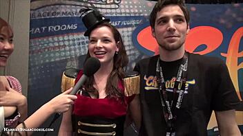 Fionnaandjimmy showcase big tits in chaurbate video at ae expo