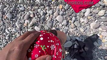 Argentinian Babe Valentina Gets Fucked On Beach After Christmas Party