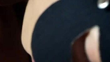 Hey, check out this hot morena with a big ass getting a massive cumshot on her curves.