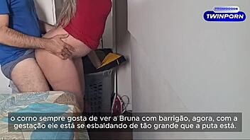 Oh my god, this married Brazilian wife is getting filled with so much cum leaking out!