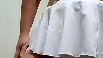 Brazilian Chubby Masturbates with Dildo