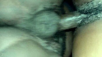 She bent over in doggystyle, squirting wildly during intense sex session.