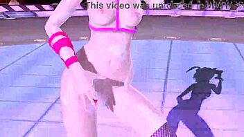 Hatsune Miku dominates in full nude bunny costume, fucking with huge cum loads on big tits.