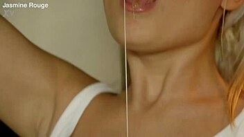 BLONDE HOUSEWIFE WITH NATURAL TITS GOES CRAZY IN KITCHEN STRIPPING PANTIES FOR WILD SLUTTY FUN