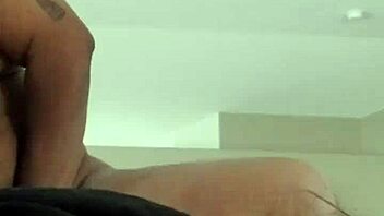 Whore watches fat black cock pounding her 😈