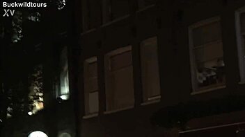 Redlight District Oudezijds Achterburgwal Amsterdam Netherlands Tourist Exploration