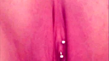 I feel so aroused worshipping my sexy goddess piss flowing from hot chubby pussy in bathroom