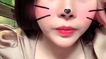 Check out this Asian babe with big tits showing off on Bigo Live! 😍