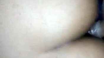 Hey, my girlfriend and I are having such hot fun with that dildo in her ass!