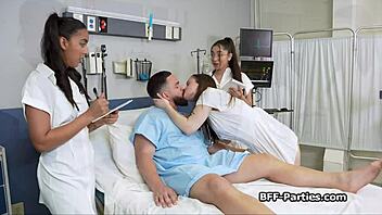 What Naughty Doctors Do In Hospital Foursome?