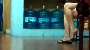 the chinese prostitute showed off her mature body like a total slut in casual everyday style