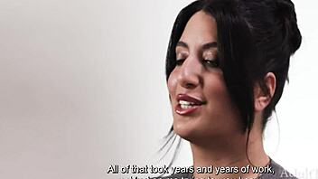 Busty Arab goddess busting myths with her big tits 🔥😍