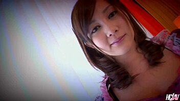 I feel sweet Japanese maid Hikaru Ayami getting fervidly fucked in hairy beaver threesome with creampie action.