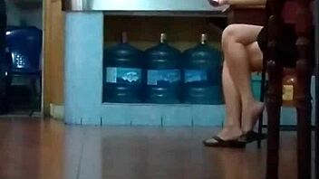 the chinese prostitute showed off her mature body like a total slut in casual everyday style