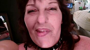 why not penetrate your friend with a big dildo in this hairy mature pov roleplay