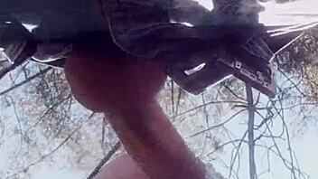 Will You Handle This Real Outdoor Deepthroat Blowjob Behind The Scenes?