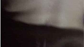 amateur arab milf teases before shaved pussy and asshole get interracial fucking with cumshot finish 😈💦