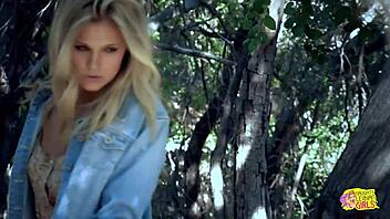 Two naughty angels shared an incredibly passionate and sensual encounter in the woods by a tree. Their connection was deep and natural.