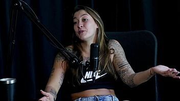 Amateur Couple In Lingerie Outdoor Game With Toys And Handjob