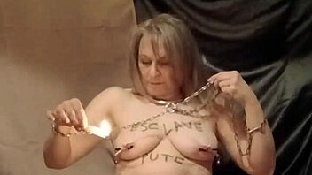 i did my slave self sesion with wax candle godage