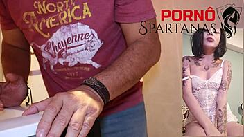 Who knew this cute 18-year-old Brazilian brunette would watch porn and ride the same huge cock wet and close up.