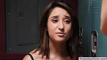 Petite Lesbian Babe Suggests Pussy Licking for Sexy Hot Girlfriend