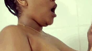 WOW! BBW Sexy Thando Squirts Wildly With Fat Ass And Dildo In Ebony Action!