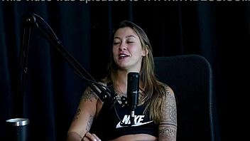 Amateur Couple In Lingerie Outdoor Game With Toys And Handjob