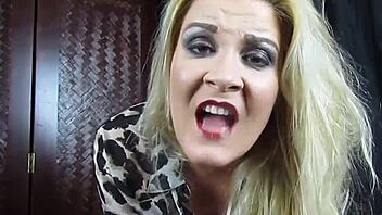 in a neutral tale, someone demonstrates proper blowjob technique