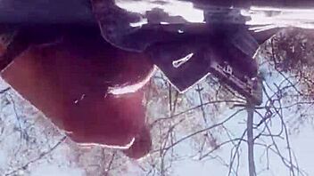 Will You Handle This Real Outdoor Deepthroat Blowjob Behind The Scenes?