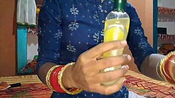 Desi village bhabhi gives sensual massage ending with cum in mouth