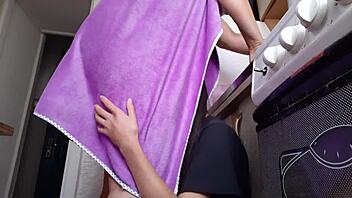 Ever paid a plumber with your explosive orgasm instead?