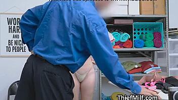 Stealing Milf Uses Mouth Expertly At Office!