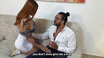 How does this beautiful Colombian seduce and fuck a religious guy in intense homemade action?!