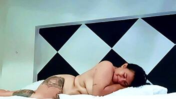 Fat slut with big tits and big ass fucking doggystyle with neighbor lover in motel while husband works