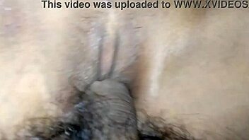 in a steamy encounter, amateur beauty with shaved tight pussy gets creampied by her partner