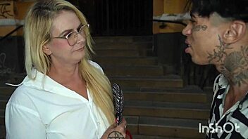 Horny young guy approaches pastor outside church and pounds her asshole in intense session