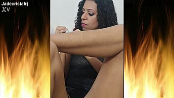 jade the spectacular brunette shows off her natural tits and tight pussy in lingerie. she teases with exhibitionist flair in this homemade curly latina clip part 02.