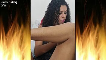 jade the spectacular brunette shows off her natural tits and tight pussy in lingerie. she teases with exhibitionist flair in this homemade curly latina clip part 02.