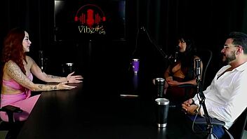 francês meets brazilian for slow intro to liberal menage on sheer red 😘